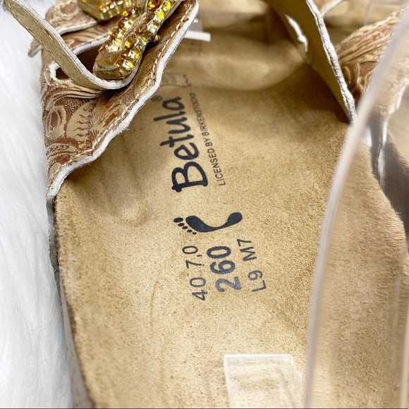 Betula by Birkenstock Sandals Embossed Rhinestones - Picture 6 of 7